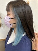 ワンダービューティー オヤマ(WonderBeauty OYAMA) ノブ×髪質改善×インナースカイブルー
