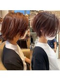 30代/40代/50代・絶壁解消×くびれショートボブ【浅野】