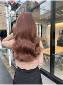 黒髪/グレーベージュ/レイヤーロング/前髪パーマ[横浜駅]