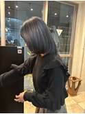 髪質改善ストレート×ブルーブラック【表参道,青山,外苑前美容室