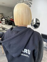リッチ(RITZY) 【RITZY】抜きっぱなしblonde × 切りっぱなしボブ
