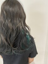 カッツ 笠岡店(CUT S)&nbsp;ターコイズブルーインナーカラー