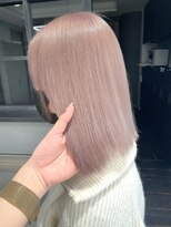 ルーブ トウキョウ(Loob. TOKYO)&nbsp;ブリーチカラーハイトーンカラーミルクティーピンクベージュ韓国