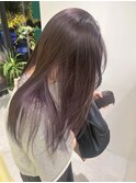 ラベンダー/ハイトーンロング/インナーカラー