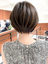 ゴカン バイ ジル ブラン 名古屋(Gokan by JIL BLAN) ハイライトバレイヤージュダブルカラーショートカット30代40代