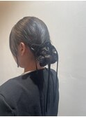 ベロアリボンツインおだんご