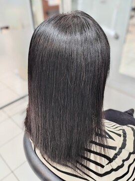 ヘアースタジオ ジェイワン(hair studio J ONE) 40代50代60代エアーストレートと和漢カラー【一緒に出来ます】