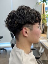 サロンドジョー(salon de joe)&nbsp;メンズカットツイストスパイラルパーマニュアンスパーマショート