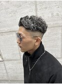 フェードカット/ホワイトメッシュ/【早田隼哉】