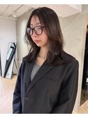 透明感髪質改善ベージュダブルカラーミルクティーグレージュ