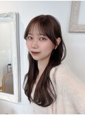 ブリーチやめてく方へ！ミルクティーブラウンカラー韓国くびれ