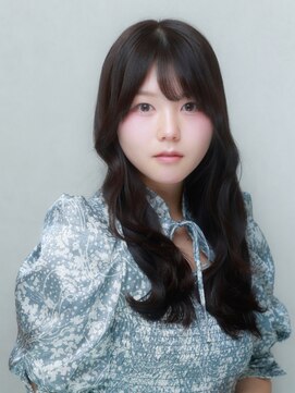 ララルーモ(LaＬaｒＯomo) 透明感大人ウエーブカール×髪質改善ブルーブラック