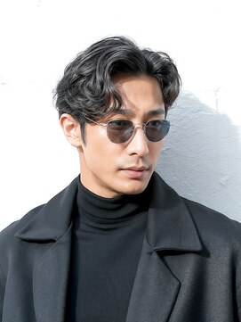 ダブルスタンダードプラスエヌ(W-STANDARD+n) 20代30代40代　大人センターパート黒髪ビジネス＃65