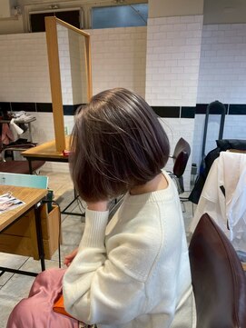 ムード(MOOD,) 暗めカラー/グランマッシュ[レイヤーカット/髪質改善/銀座]