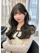 ボタン テンジン(VOTAN tenjin)&nbsp;【Votan_はる】オリーブグレージュ/レイヤーカット/韓国風巻き