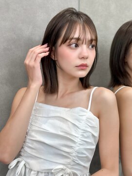 ロンドリゼル 札幌(Lond RiseL) ◯ オリーブグレー/韓国/レイヤーカット/髪質改善/縮毛矯正/札幌