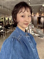 スクリーンギンザメゾン 銀座(SCREEN GINZA MAISON.)&nbsp;クラゲヘアー/小顔に見せるヘア/ココアベージュ/銀座