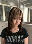 セクションカラーポイントカラーデザインカラーブリーチカラー