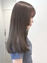 ガーデンヨコハマ(GARDEN YOKOHAMA)&nbsp;ロング姫カットブリーチグレーベージュイメチェンワイドバング