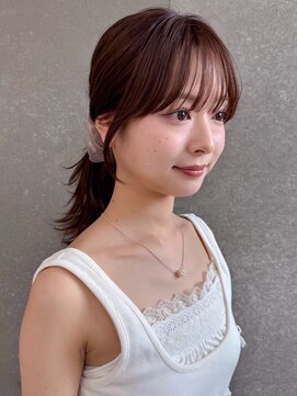 ロンドガーネット 池袋(Lond garnet) 暗めカラー/韓国風巻き/レイヤーカット/髪質改善/縮毛矯正/池袋