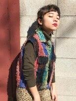 エムスラッシュ たまプラーザ(M.SLASH)&nbsp;■ハイライトカラーオン眉ショートウルフM.SLASHたまプラーザ5-7