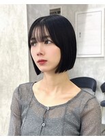 ロンドアヴァントゥス 池袋(Lond aventus) 韓国レイヤー/韓国風/ボブ/髪質改善/黒髪/ブリーチなし〔池袋〕