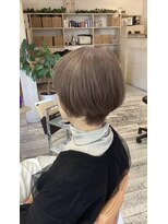 アシャ ヘアー ソリューション 神戸店(asha hair solution) イメチェン/ピンクベージュ/アンブレラカラー/前髪/摂津本山