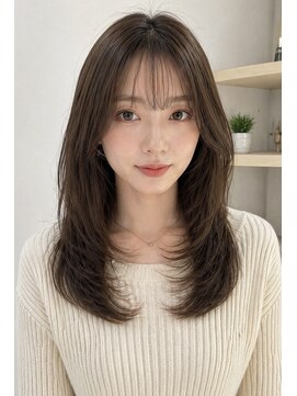 モードケイズ 調布店(MODE K's) 韓国風レイヤーカット_調布顔周り前髪カットハッシュカット