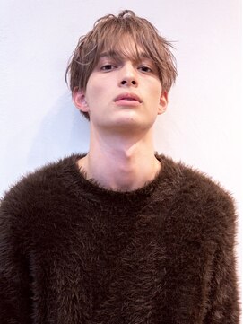 ケアリー 大泉学園(Carelly) ツイストパーマ七三オールバックマッシュウルフスリークショート