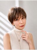 【U Hair】マッシュショート×ナチュラルハイライト
