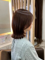 フゥカ 売市店(fuka)&nbsp;青森 八戸 外ハネ×柔らかブラウン(エイジングカラー)40代 50代