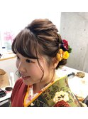 ヘアセット 着付け