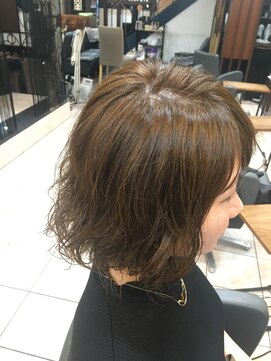 モードケイズ 松原店(MODE K's) さりげないローライトがオシャレなアッシュブラウン