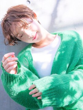 ロジッタ(ROJITHA) 【ROJITHA】外国人風ショート×毛先パーマ×アッシュベージュ