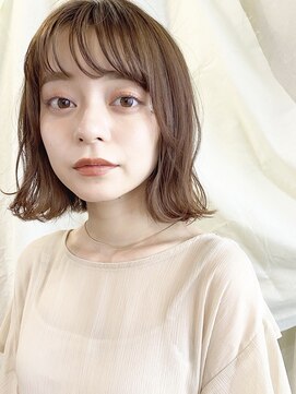 ノラ ギンザ(NORA GINZA) 【20/30/40代】大人女性向け☆ナチュラルことりベージュボブ