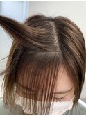 前髪インナー髪質改善ストレート