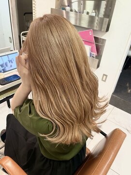 アジールヘア 池袋東口店(agir hair) ハイトーンミルクティーカラー池袋池袋東口