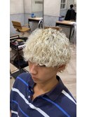 ブリーチハイトーン波巻きスパイラルパーママッシュ