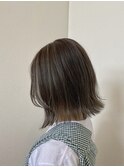 ナチュラルハイライトボブ