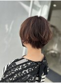 赤みカラー×ショート