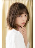 大人ハイライトオンブレフレンチカジュアルY川口10代20代30代