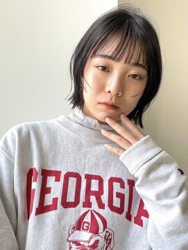 ディッセンバー 渋谷(December) 【December】就活カラー×ブリーチなし透明感グレージュカラー◎