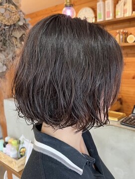 ビスクヘアデザイン(bisq hair design) ボブ/ミニボブ/パーマ/ナチュラルパーマ/ニュアンスパーマ