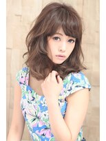 アディクト イースト 東陽町東口(addict EAST)&nbsp;大人かわいいゆるふわ重ためミディ＿ディープベージュ［東陽町]