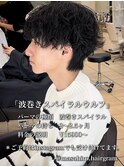 波巻きスパイラルウルフパーマin大宮メンズカットパーマ美容室