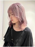 7250ニュアンスカラーカシスレッドベビーピンクハイトーンカラー