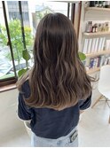 ダブルカラー×シアーグレージュ