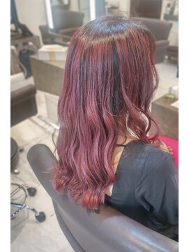 エムテコ(M.techo) ピンク×バレイヤージュ