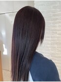 大人可愛いバーガンディーカラー