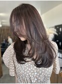 外国人風レイヤースタイル